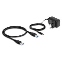 DELOCK USB 10 Gbps Hub mit 4 USB Typ-A Ports + 1 Schnellladeport inkl. Netzteil