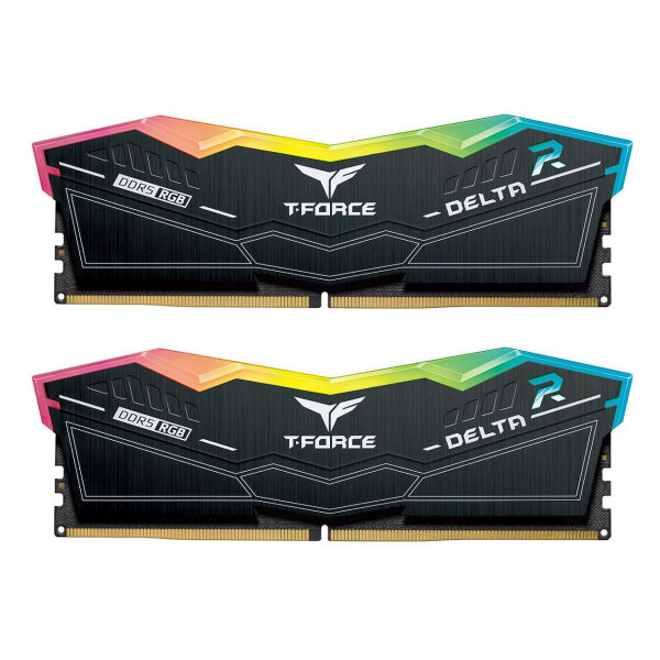 32GB Team Group DIMM 7200 (2x 16 GB) Dual-Kit (schwarz, FF3D532G7200HC34ADC01, Delta RGB, INTEL XMP)