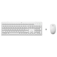 HP Tastatur+Maus 230 Kabellos Weiß Deutsch