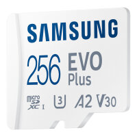 CARD 256GB Samsung Evo Plus microsdxc UHS-I U3 inkl. SD Adapter
