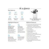 FL HP LaserJet Enterprise Flow MFP M776zs Farblaser-Multifunktionsdrucker 1750 Blatt USB 2.0 LAN Wi-Fi USB 2.0