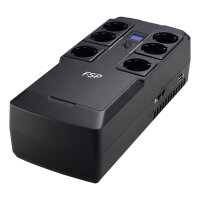 FSP NanoFit 800 800VA 480W RJ45 LCD 6xSCHUKO