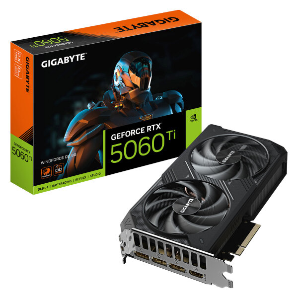 RTX 5060 TI 8GB Gigabyte Windforce OC 8GB GDDR7