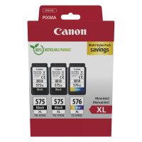 Canon Tinte PG-575XL/CL-576XL 5437C004 3er Multipack (2xBK/Color)
