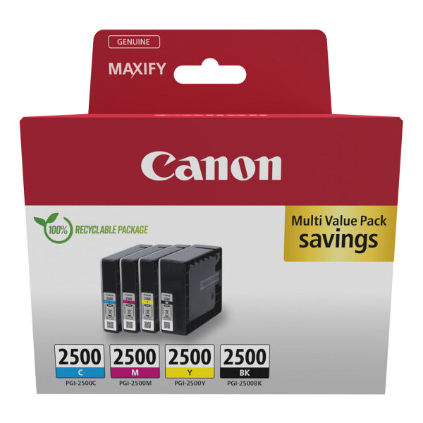 Canon Tinte PGI-2500 9290B006 4er Multipack (BKMCY)
