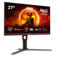 68,58cm/27" (2560x1440) AOC Gaming Q27G3XMN/BK 16:9 QHD VA 1ms 180Hz HDR1000 HDMI DP Pivot Black