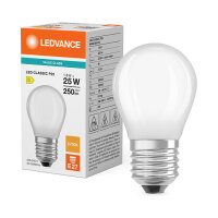 Osram LED Classic P 25 Filament P 1.8W 827 Frosted E27 LED-Lampen, klassische Mini