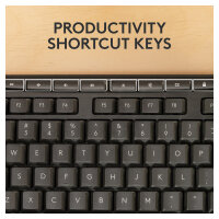 Logitech MK370 Advanced Wireless Combo Black QWERTZ DE