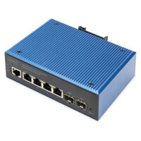 Digitus 4+2P Industrial Gigabit Ethernet Switch L2 managed