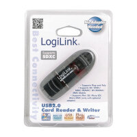 LogiLink CR0007 USB 2.0 SD/MicroSD/MMC/RS-MMC Kartenleser