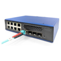 Digitus 8+4P 10G Uplink Industrial Gigabit Ethernet PoE...