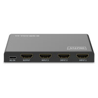 DIGITUS HDMI Switch, 3x1 8K/60Hz HDR, HDCP 2.3