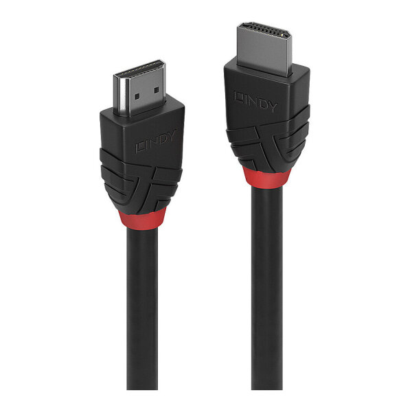 LINDY HDMI Kabel 8K60Hz, Black Line 0,5m