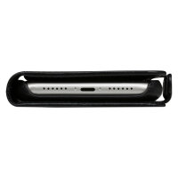 dbramante1928 Lynge - Flip-Hlle fr Mobiltelefon - genarbtes Leder - Schwarz - fr Apple iPhone 6, 6s, 7, 8, SE (2. Gen)