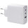 dbramante1928 re-charge - Netzteil - 100 Watt - 3 Ausgabeanschlussstellen (2 x USB-C, USB) - wei