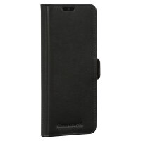 dbramante1928 Lynge - Flip-Hlle fr Mobiltelefon - genarbtes Leder - Schwarz - fr Samsung Galaxy S21+ 5G