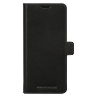 dbramante1928 Lynge - Flip-Hlle fr Mobiltelefon - genarbtes Leder - Schwarz - fr Samsung Galaxy S21+ 5G