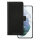 dbramante1928 Lynge - Flip-Hlle fr Mobiltelefon - genarbtes Leder - Schwarz - fr Samsung Galaxy S21+ 5G
