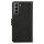 dbramante1928 Lynge - Flip-Hlle fr Mobiltelefon - genarbtes Leder - Schwarz - fr Samsung Galaxy S21+ 5G
