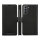 dbramante1928 Lynge - Flip-Hlle fr Mobiltelefon - genarbtes Leder - Schwarz - fr Samsung Galaxy S21+ 5G