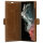 dbramante1928 Copenhagen Slim - Flip-Hlle fr Mobiltelefon - genarbtes Leder - Hellbraun - fr Samsung Galaxy S22 U