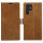 dbramante1928 Copenhagen Slim - Flip-Hlle fr Mobiltelefon - genarbtes Leder - Hellbraun - fr Samsung Galaxy S22 U