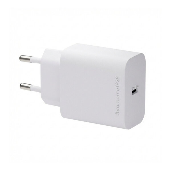 dbramante1928 re-charge - Netzteil - Groverpackung - 20 Watt - 3 A - PD/PPS (24 pin USB-C) - wei - Europa