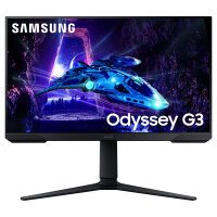 61cm/24" (1920x1080) Samsung Odyssey G3 S24DG300EU 16:9 FHD VA 1ms 180Hz HDR10 HDMI DP Pivot Black
