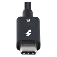 Thunderbolt-Kabel 80Gbps/120Gbps (5) 1m black