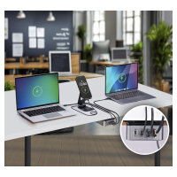 StarTech 4 Port USB C GaN Ladegerät 240W PD 3.1 Silber