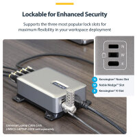 StarTech 4 Port USB C GaN Ladegerät 240W PD 3.1 Silber
