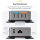 StarTech 4 Port USB C GaN Ladegerät 240W PD 3.1 Silber