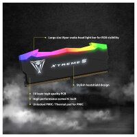 48 GB Patriot DIMM 8000 (2x 24 GB) Dual-Kit (schwarz, PVXR548G80C38K, Viper Xtreme 5 RGB, INTEL XMP)