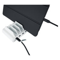GoodConnections USB Desktop Schnellladestation 110W 10-Port 5xUSB-C/5xUSB-A QC3.0 Weiß