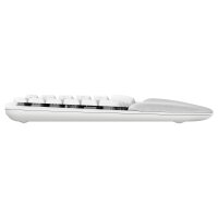 Logitech Wave Keys wireless ergonomic keyboard - OFFWHITE - (DE) - 2.4GHZ/BT - N/A - CENTRAL-419 - UNIVERSAL