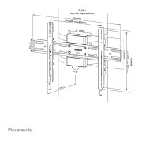 Select TV-Säulenhalterung für 40-75 50KG Black Neomounts