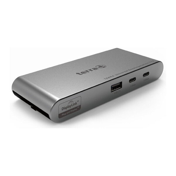 D Wortmann TERRA MOBILE Dockingstation 770 USB-C Dual Display Dockingstation mit Dual Display