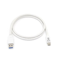 Equip Kabel USB-A 3.2 -> C St/St 2.00m 3A/20V ws