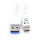 Equip Kabel USB-A 3.2 -> C St/St 2.00m 3A/20V ws