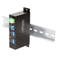 D StarTech 4PT MANAGED INDUSTRIAL USB HUB