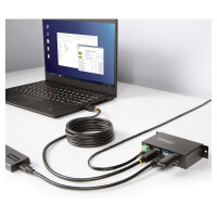 D StarTech 4PT MANAGED INDUSTRIAL USB HUB