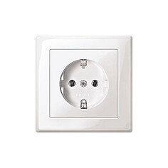 MERTEN MEG2301-1419 SCHUKO-Steckdose mit voller Abdeckplatte. p