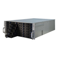 Inter-Tech 4U-4424 - Rack - Server - Metall - Schwarz - Silber - ATX,EATX,EEB,Mini-ITX,uATX - 4U