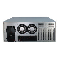 Inter-Tech 4U-4424 - Rack - Server - Metall - Schwarz - Silber - ATX,EATX,EEB,Mini-ITX,uATX - 4U