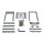 Inter-Tech 4U-4424 - Rack - Server - Metall - Schwarz - Silber - ATX,EATX,EEB,Mini-ITX,uATX - 4U