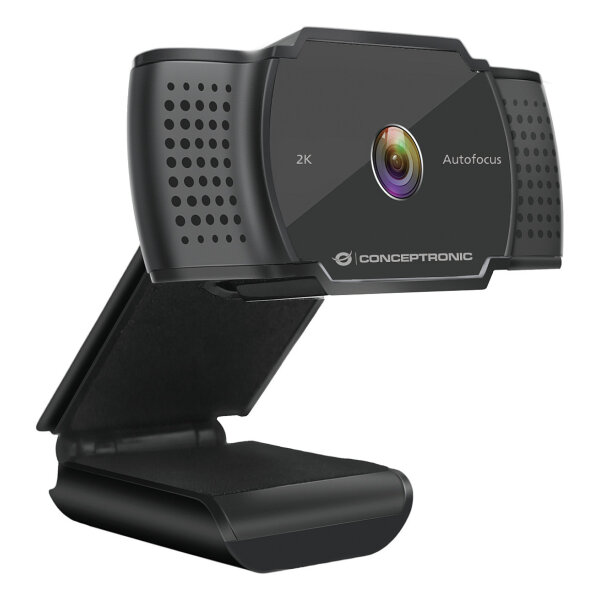 CONCEPTRONIC Webcam USB-A2.0 72° 2K/30Hz SuperHD+Mikro sw