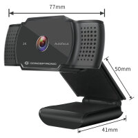 CONCEPTRONIC Webcam USB-A2.0 72° 2K/30Hz...