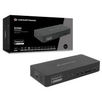 CONCEPTRONIC 17-1 Dock USB-C->HDMI/DP/GbE/3xUSB-C/+ 135W sw