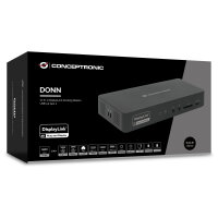 CONCEPTRONIC 17-1 Dock USB-C->HDMI/DP/GbE/3xUSB-C/+ 135W sw