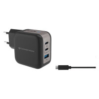 CONCEPTRONIC Ladegerät 3Port GaN 2xUSB-C/1xA...